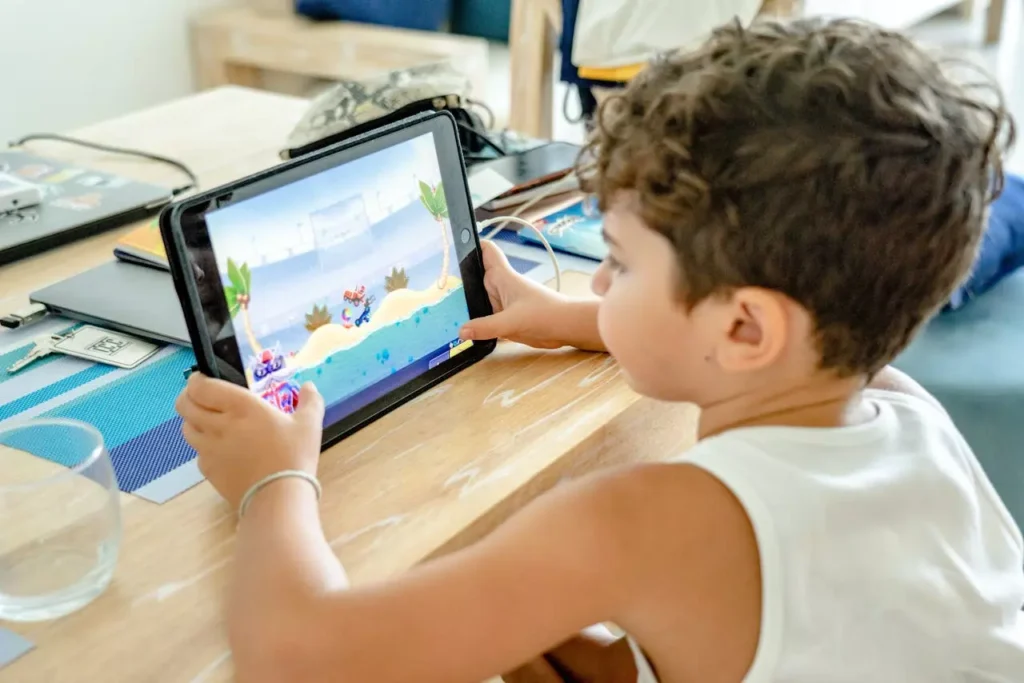 dispositivos digitales en niños