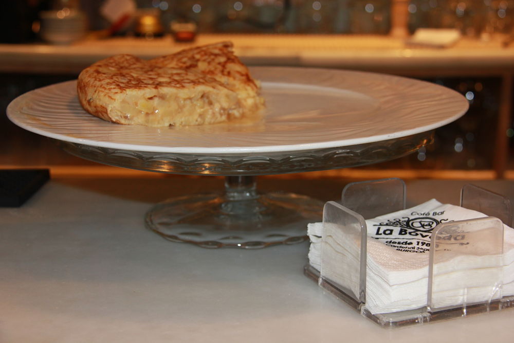 la tortilla tradicional de La Bóveda