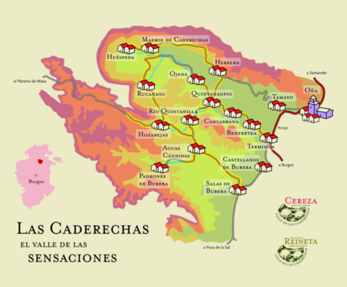 Mapa Caderechas