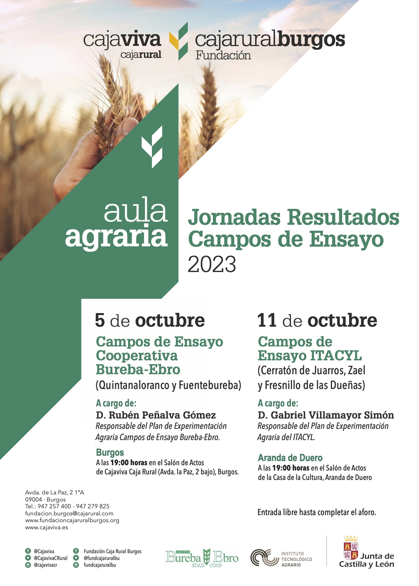 Cartel resultados campos de ensayo 2023 corregido
