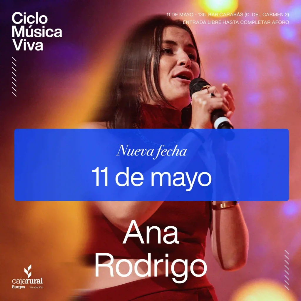 cantautora Ana Rodrigo