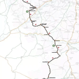 Mapa etapa 3 IX Vuelta a Burgos Femenina