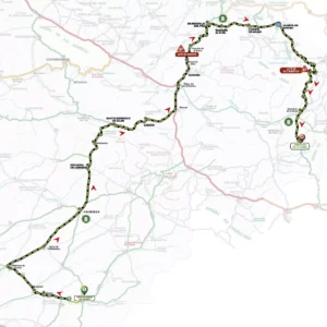 Mapa etapa 4 Vuelta Ciclista a Burgos Femenina