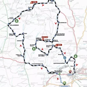 Mapa etapa 1 IX Vuelta Ciclista a Burgos Femenina