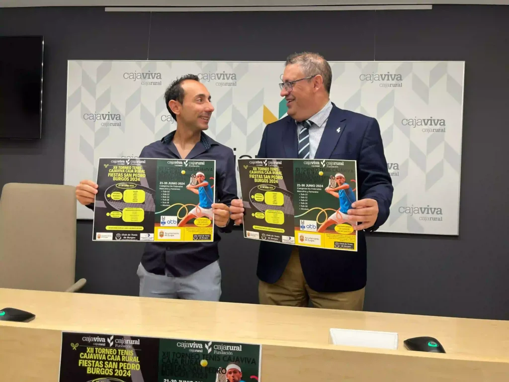 presentación XII Torneo de Tenis Cajaviva Caja Rural