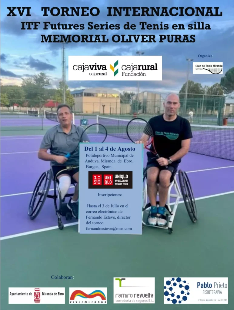 cartel XVI Torneo Internacional Oliver Puras