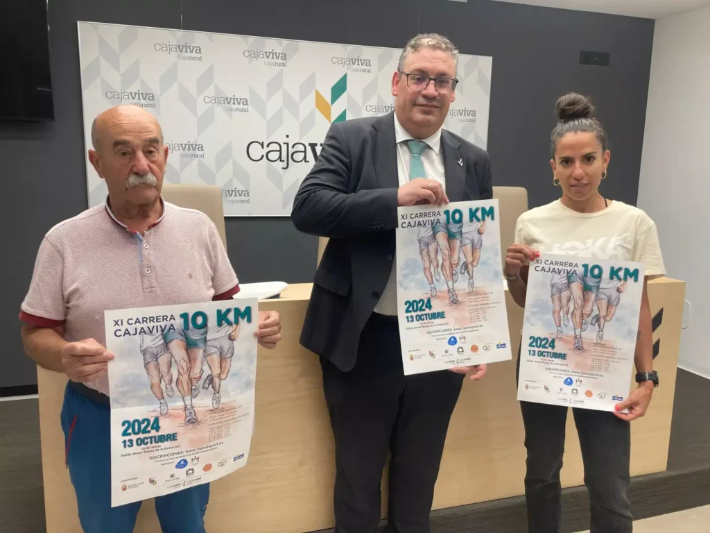 presentación de la XI edición de la 10km Cajaviva