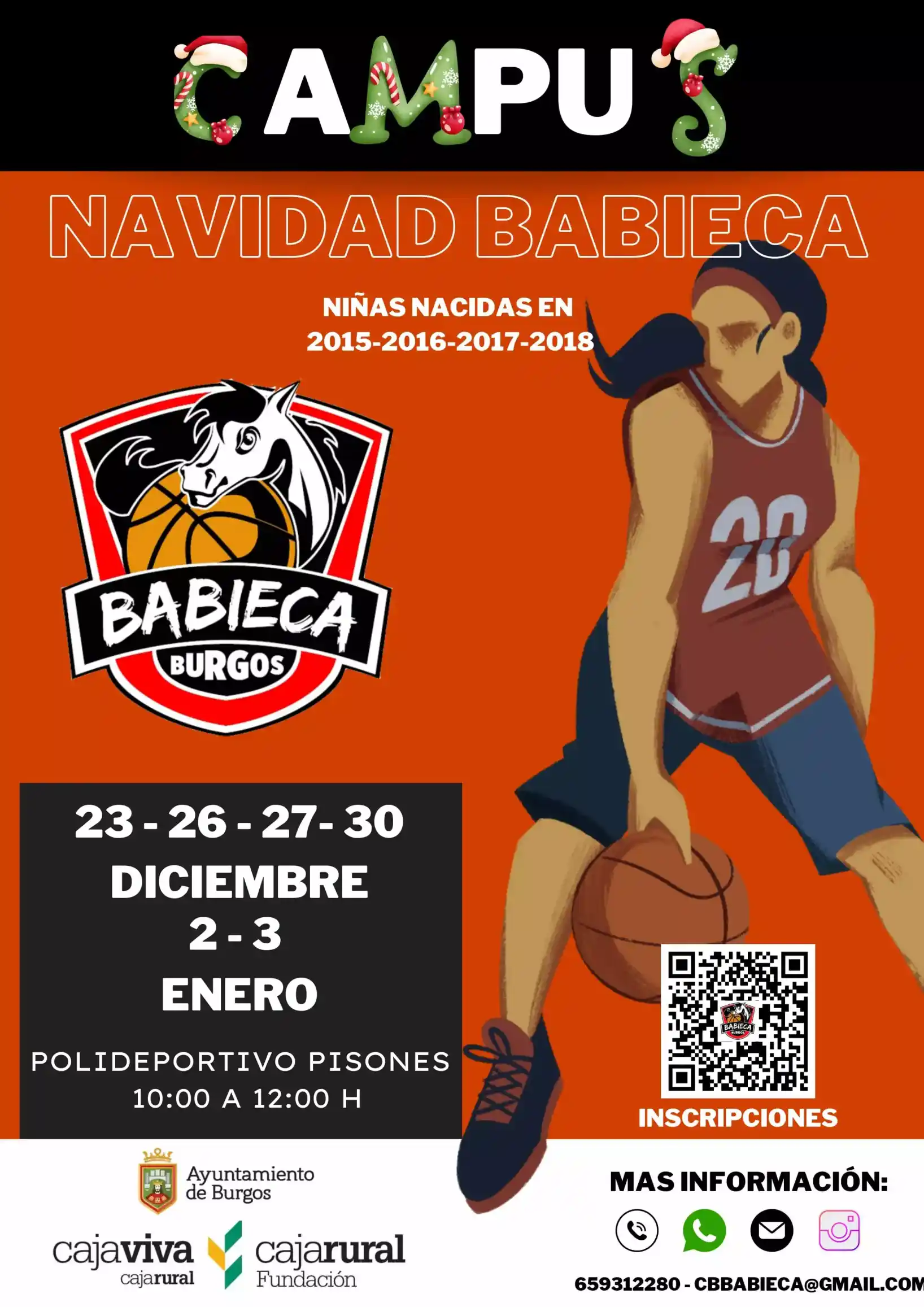 Campus de baloncesto de Navidad 2025